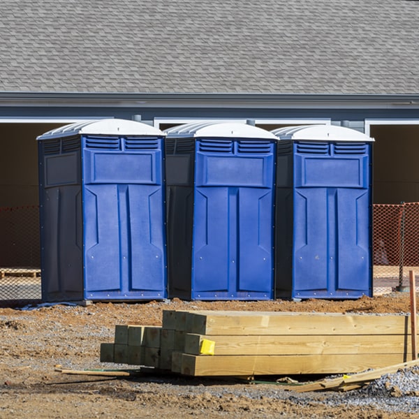 how do i determine the correct number of portable toilets necessary for my event in Castorland